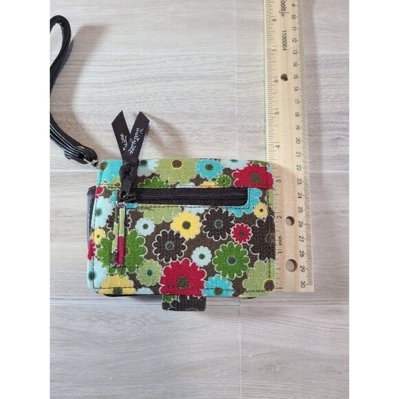 Thirty-One Floral Wristlet Wallet – Zip Pouch with Strap, Compact Organizer - Picture 6 of 6